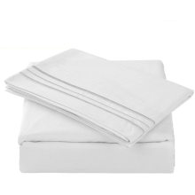 Soft Bamboo Fiber duvet cover sets White Plain Bed linen Cozy Soft Bedding Sets